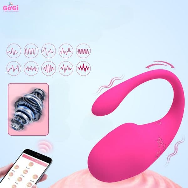 Máy rung không dây điều khiển từ xa đồ chơi tình dục thủ dâm nữ có thể rung đa tần số