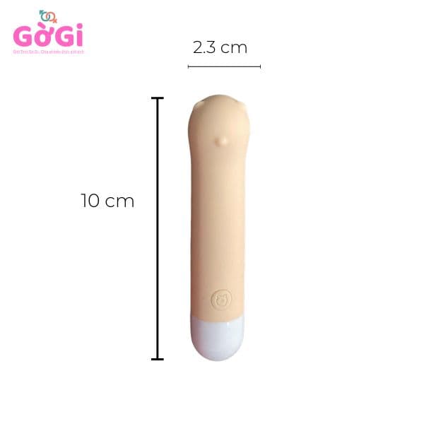 Máy rung màu kem có nhiều chế độ rung pin sạc cao cấp